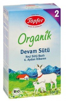 Töpfer 2 Organik 350 gr Bebek Sütü kullananlar yorumlar